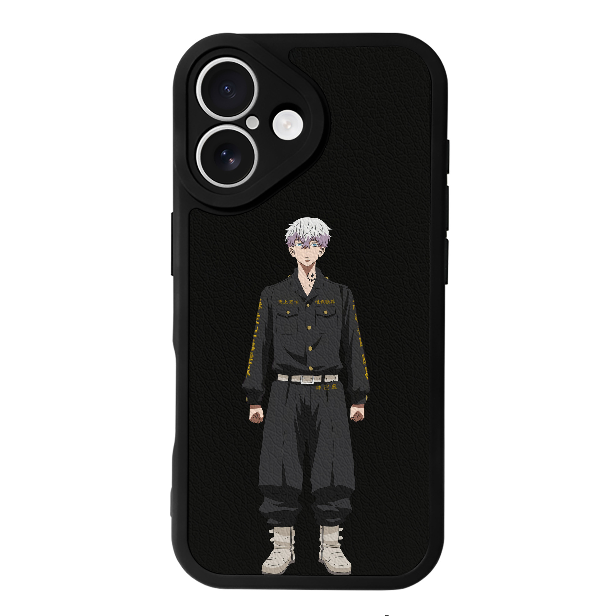 （画像用） 東京リベンジャーズ Tokyo Revengers 【iPhone 16シリーズ対応】シリコンスマホケース（レザー調） 材質：シリコン